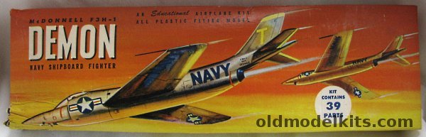 Hobby-Time 1/45 McDonnell F3H-1 Demon Shipboard Interceptor - (F3H1), 2003 plastic model kit